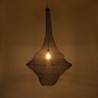 GLOBOSTAR® KENTUCKY 01878 Vintage Κρεμαστό Φωτιστικό Οροφής με Ντουί 1 x E27 AC 220-240V IP20 - Καφέ - Μ80 x Π80 x Υ140cm