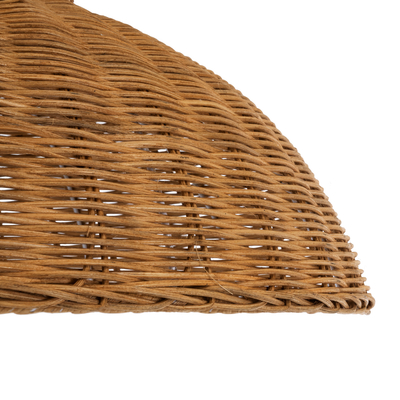 GLOBOSTAR® MALABO 02328 Boho Κρεμαστό Φωτιστικό Οροφής με Ντουί 1 x E27 AC 220-240V IP20 - Καφέ - Μ60 x Π60 x Υ31cm