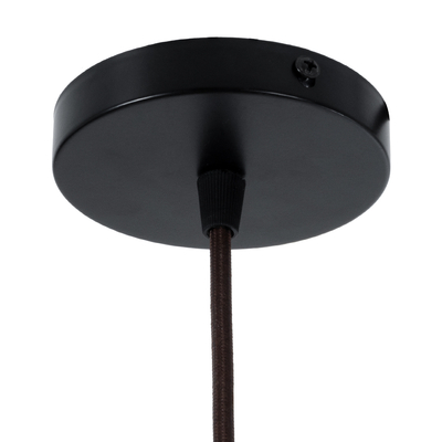 GLOBOSTAR® MALABO 02328 Boho Κρεμαστό Φωτιστικό Οροφής με Ντουί 1 x E27 AC 220-240V IP20 - Καφέ - Μ60 x Π60 x Υ31cm