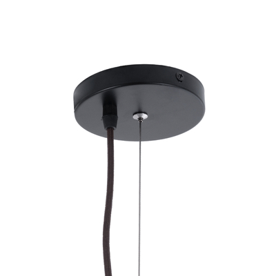 GLOBOSTAR® KENTUCKY 01887 Vintage Κρεμαστό Φωτιστικό Οροφής με Ντουί 1 x E27 AC 220-240V IP20 - Καφέ - Μ90 x Π90 x Υ150cm