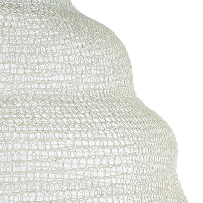 GLOBOSTAR® KENTUCKY 01901 Vintage Κρεμαστό Φωτιστικό Οροφής με Ντουί 1 x E27 AC 220-240V IP20 - Λευκό - Μ80 x Π80 x Y110cm