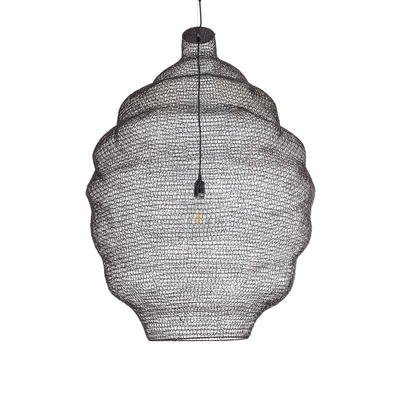 GLOBOSTAR® KENTUCKY 01902 Vintage Κρεμαστό Φωτιστικό Οροφής με Ντουί 1 x E27 AC 220-240V IP20 - Καφέ - Μ80 x Π80 x Y110cm