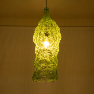 GLOBOSTAR® KENTUCKY 01906 Vintage Κρεμαστό Φωτιστικό Οροφής με Ντουί 1 x E27 AC 220-240V IP20 - Τιρκουάζ - Μ30 x Π30 x Y80cm