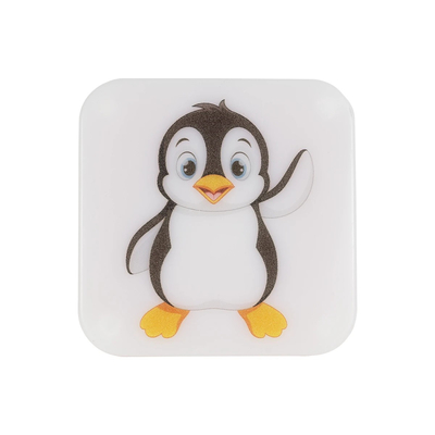 GloboStar® KIDDO 202-0004 Παιδικό Φωτιστικό Νυκτός LED 1W 95lm 120° AC220-240V IP20 Ψυχρό Λευκό 6000K - Μ5.5 x Π5.5 x Υ8cm - 2 Χρόνια Εγγύηση