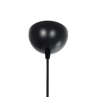 GLOBOSTAR® ARCWIRE 203-0015 Μοντέρνο Κρεμαστό Φωτιστικό Οροφής με Ντουί 1 x E27 AC 220-240V IP20 - Μαύρο - Μ25 x Π25 x Υ30cm