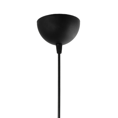 GLOBOSTAR® STONE 204-0194 Μοντέρνο Κρεμαστό Φωτιστικό Οροφής με Ντουί 1 x E27 AC 220-240V IP20 - Μαύρο - Μ35 x Π31 x Υ26cm