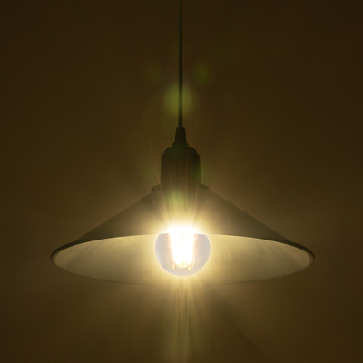 GLOBOSTAR® FERRO 203-0084 Μοντέρνο Κρεμαστό Φωτιστικό Οροφής με Ντουί 1 x E27 AC 220-240V IP20 - Μαύρο - Μ30 x Π30 x Υ15cm