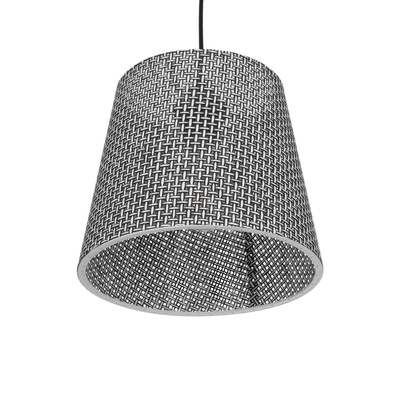 GLOBOSTAR® CONEY 203-0070 Μοντέρνο Κρεμαστό Φωτιστικό Οροφής με Ντουί 1 x E27 AC 220-240V IP20 - Γκρι - Μ26 x Π26 x Υ25cm