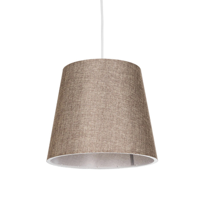 GLOBOSTAR® CONEY 203-0073 Μοντέρνο Κρεμαστό Φωτιστικό Οροφής με Ντουί 1 x E27 AC 220-240V IP20 - Καφέ - Μ26 x Π26 x Υ25cm