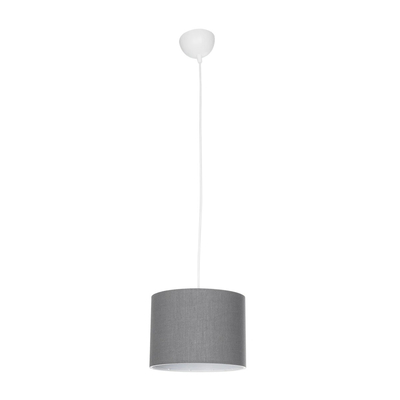 GLOBOSTAR® BLAZE 203-0108 Μοντέρνο Κρεμαστό Φωτιστικό Οροφής με Ντουί 1 x E27 AC 220-240V IP20 - Γκρι - Μ22 x Π22 x Υ20cm