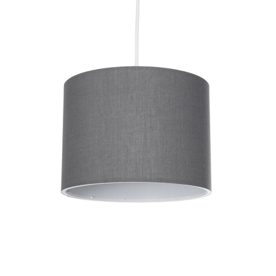 GLOBOSTAR® BLAZE 203-0108 Μοντέρνο Κρεμαστό Φωτιστικό Οροφής με Ντουί 1 x E27 AC 220-240V IP20 - Γκρι - Μ22 x Π22 x Υ20cm