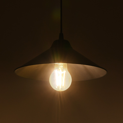 GLOBOSTAR® FONTE 203-0080 Μοντέρνο Κρεμαστό Φωτιστικό Οροφής με Ντουί 1 x E27 AC 220-240V IP20 - Μαύρο - Μ25.5 x Π25.5 x Υ10cm