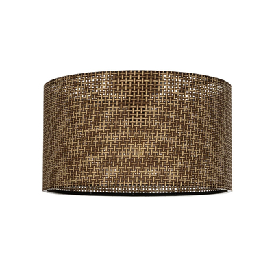 GLOBOSTAR® CILIO 203-0156 Μοντέρνο Φωτιστικό Οροφής με Ντουί 1 x E27 AC 220-240V IP20 - Καφέ - Μ38 x Π38 x Υ23cm