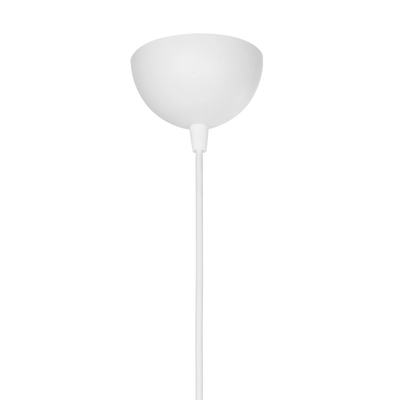 GLOBOSTAR® TRIANGLE 203-0165 Μοντέρνο Κρεμαστό Φωτιστικό Οροφής με Ντουί 1 x E27 AC 220-240V IP20 - Λευκό & Χάλκινο - Μ24 x Π24 x Υ22cm