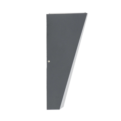 GLOBOSTAR® TRIANDE 60555 Μοντέρνο Φωτιστικό Τοίχου - Απλίκα LED 10W 1200lm 5°/60° AC 220-240V Αδιάβροχο IP65 Φυσικό Λευκό 4500K - Bridgelux COB Chip & TÜV SÜD Driver - Γκρι Ανθρακί Ματ - Μ8.5 x Π8.5 x Υ20cm - 5 Χρόνια Εγγύηση