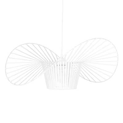 GLOBOSTAR® LUMINOVA 61465 Μοντέρνο Κρεμαστό Φωτιστικό Οροφής με Ντουί 1 x E27 AC 220-240V IP20 - Λευκό - Μ60 x Π60 x Υ25cm