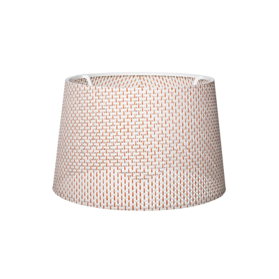 GloboStar® COVER 203-0263 Μοντέρνο Φωτιστικό Καπέλο Μπέζ Διάτρητο Ύφασμα - Μ38 x Π38 x Υ24cm