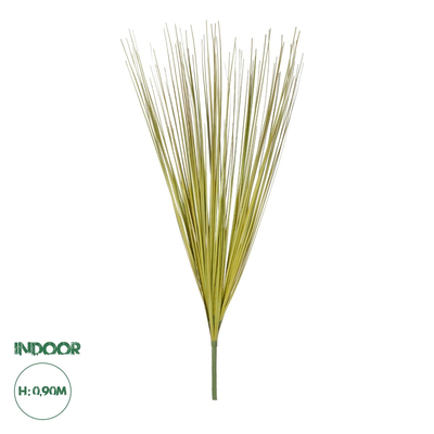 GloboStar® Artificial Garden GREEN GRASS BOUQUET 21164 Τεχνητό Διακοσμητικό Μπουκέτο Grass Πράσινο Y90cm