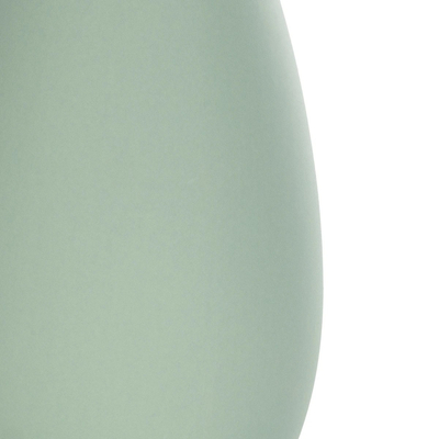 GloboStar® Artificial Garden SEYHELLES 21266 Διακοσμητικό Κεραμικό Βάζo Τιρκουάζ Π8 x Μ8 x Υ16cm