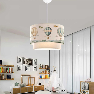 GLOBOSTAR® BALLON 204-0121 Παιδικό Κρεμαστό Φωτιστικό Οροφής με Ντουί 1 x E27 AC 220-240V IP20 - Πολύχρωμο - Μ30 x Π30 x Υ20cm