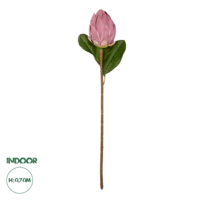 GloboStar® Artificial Garden PINK EMPERORS FLOWER BRANCH 21388 Τεχνητό Διακοσμητικό Κλαδί Emperors Flower Ροζ Y70cm