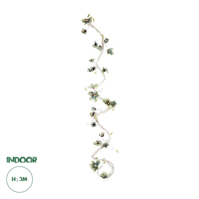 GloboStar® Artificial Garden MANGOLIA FLOWER VINE 21470 Τεχνητό Διακοσμητικό Κλαδί Μανόλιας  Y300cm