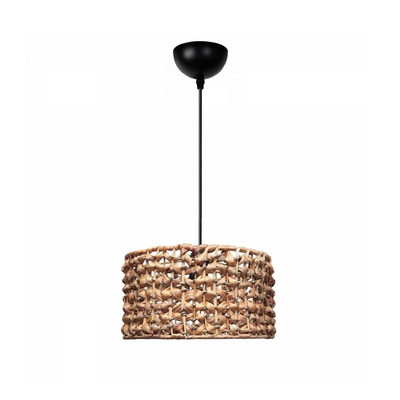 GLOBOSTAR® POMEGRANDE 204-0160 Boho Κρεμαστό Φωτιστικό Οροφής με Ντουί 1 x E27 AC 220-240V IP20 - Καφέ - Μ29 x Π29 x Υ16cm