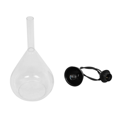 GLOBOSTAR® BALU 206-0043 Μοντέρνο Κρεμαστό Φωτιστικό Οροφής με Ντουί 1 x E27 AC 220-240V IP20 - Διάφανο - Μ20 x Π20 x Υ42cm