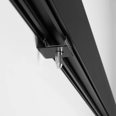 GLOBOSTAR® ALP-LINEAR LUMILINE 61764-3M Επιφανειακό / Κρεμαστό / Επιτοίχιο Προφίλ Αλουμινίου με Λευκό Γαλακτερό Πατητό Κάλυμμα για Ταινίες LED IP20 - Μαύρο Ματ - Μ300 x Π3.5 x Υ7cm