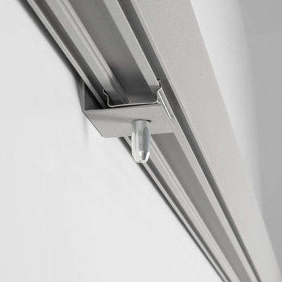 GLOBOSTAR® ALP-LINEAR LUMILINE 61765-3M Επιφανειακό / Κρεμαστό / Επιτοίχιο Προφίλ Αλουμινίου με Λευκό Γαλακτερό Πατητό Κάλυμμα για Ταινίες LED IP20 - Γκρι Ανθρακί Ματ - Μ300 x Π3.5 x Υ7cm