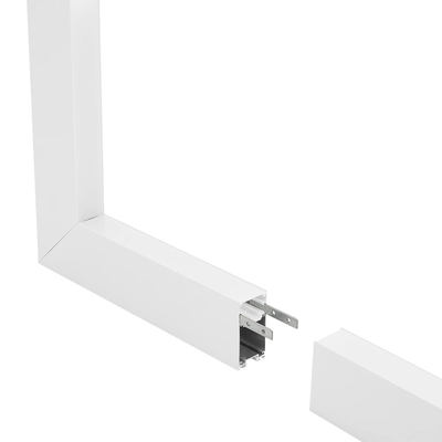 GLOBOSTAR® ALP-CORNER-IN90 LUMILINE 61769 Επιφανειακό / Κρεμαστό Προφίλ Αλουμινίου Γωνία με Λευκό Γαλακτερό Πατητό Κάλυμμα για Ταινίες LED IP20 - Λευκό Ματ - Μ30 x Π3.5 x Υ7cm