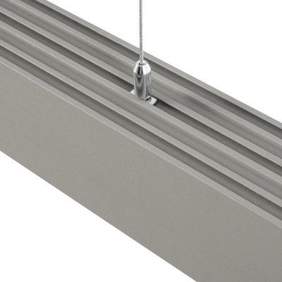 GLOBOSTAR® ALP-LINEAR BRIGHTRAIL 61776-3M Επιφανειακό / Κρεμαστό / Επιτοίχιο Προφίλ Αλουμινίου με Λευκό Γαλακτερό Πατητό Κάλυμμα για Ταινίες LED IP20 - Γκρι Ανθρακί Ματ - Μ300 x Π5 x Υ7.5cm