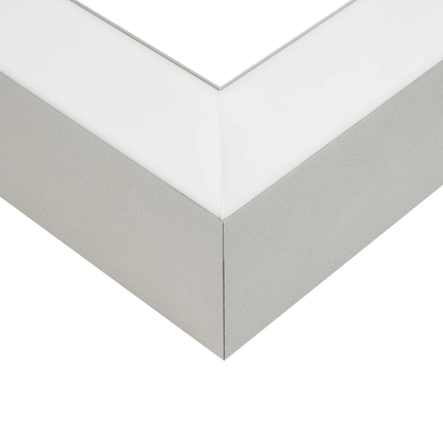 GLOBOSTAR® ALP-CORNER-SIDE90 BRIGHTRAIL 61779 Επιφανειακό / Κρεμαστό Προφίλ Αλουμινίου Γωνία με Λευκό Γαλακτερό Πατητό Κάλυμμα για Ταινίες LED IP20 - Γκρι Ανθρακί Ματ - Μ30 x Π5 x Υ7.5cm