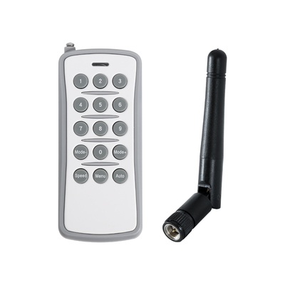 GLOBOSTAR® SEEKWAY-REM 90828 RF Ασύρματο Χειριστήριο & Κεραία για Ψηφιακό Controller Seekway SY-418 DC 12V 1 x 23A Μπαταρία IP20 - Μ5 x Π1.5 x Υ11.5cm - 2 Χρόνια Εγγύηση