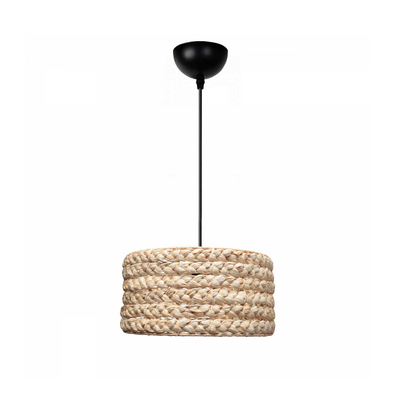 GLOBOSTAR® POMEGRANDE 204-0161 Boho Κρεμαστό Φωτιστικό Οροφής με Ντουί 1 x E27 AC 220-240V IP20 - Μπεζ - Μ29 x Π29 x Υ15cm