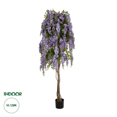 GloboStar® Artificial Garden WISTERIA PURPLE 20682 Τεχνητό Διακοσμητικό Δέντρο Μωβ Βιστερία Μ60 x Π60 x Υ180cm