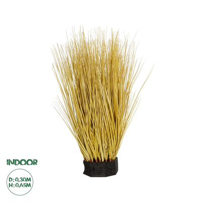 GloboStar® Artificial Garden GRASS BUSH 21169 Τεχνητό Διακοσμητικό Φυτό Θάμνος Γρασίδι Μ30 x Π20 x Υ65cm