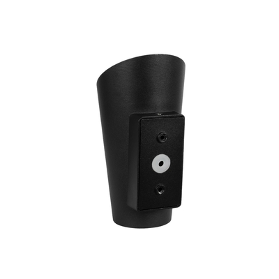 GLOBOSTAR® GANETTI 60671 Μοντέρνο Φωτιστικό Τοίχου - Απλίκα LED 10W 1250lm 60° AC 220-240V Αδιάβροχο IP65 Θερμό Λευκό 2700K - Bridgelux COB Chip & TÜV SÜD Driver - Μαύρο Ματ - Μ9.5 x Π11 x Υ19cm - 5 Χρόνια Εγγύηση