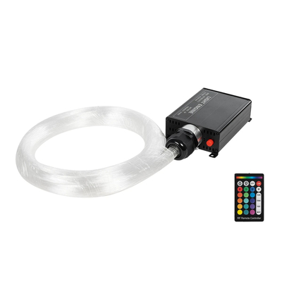 GLOBOSTAR® LUMOFIBRA 79613 Κιτ Συστήματος Οπτικής Ίνας με 150τεμ Φ1mm x Μ200cm & RF Ασύρματο Χειριστήριο LED 5W 200lm 1° AC 220-240V IP20 Πολύχρωμο RGB - Μ11.5 x Π9 x Υ4cm - 2 Χρόνια Εγγύηση