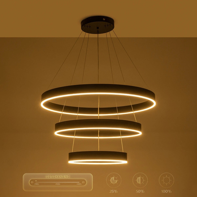 kelvo® VENOM 61188 Μοντέρνο Κρεμαστό Φωτιστικό Οροφής LED 120W 14158lm 120° AC 220-240V IP20 Ρυθμιζόμενο Λευκό CCT με Χειριστήριο από 2700K έως 6000K Dimmable - Lumileds SMD Chip - Μαύρο Ματ - Μ80 x Π80 x Υ60cm - 3 Χρόνια Εγγύηση