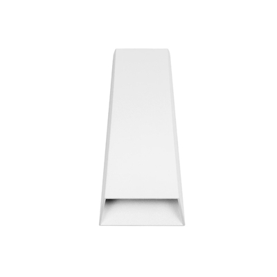 kelvo® FLUX KLV-101-0121 Μοντέρνο Φωτιστικό Τοίχου - Απλίκα LED 6W 750lm 30° AC 220-240V Αδιάβροχο IP65 Θερμό Λευκό 2700K - Bridgelux COB Chip & TÜV SÜD Driver - Λευκό Ματ - Μ5 x Π8.5 x Υ17cm - 5 Χρόνια Εγγύηση