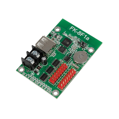 GLOBOSTAR® CARD-FK-8F1a 90094 Κάρτα Εικόνας για Πολύχρωμες RGB LED Κυλιόμενες Ψηφιακές Επιγραφές/Οθόνες DC 5V IP20 - 1536x16/768x32 Pixels - Μ6.7 x Π4.5 x Υ1.5cm - 2 Χρόνια Εγγύηση