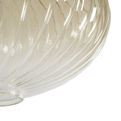 GLOBOSTAR® PERA 206-0012 Μοντέρνο Κρεμαστό Φωτιστικό Οροφής με Ντουί 1 x E27 AC 220-240V IP20 - Mελί - Μ30 x Π30 x Υ22cm