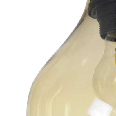 GLOBOSTAR® ΤΟΝΕ 206-0035 Μοντέρνο Κρεμαστό Φωτιστικό Οροφής με Ντουί 1 x E27 AC 220-240V IP20 - Mελί - Μ20 x Π20 x Υ36cm