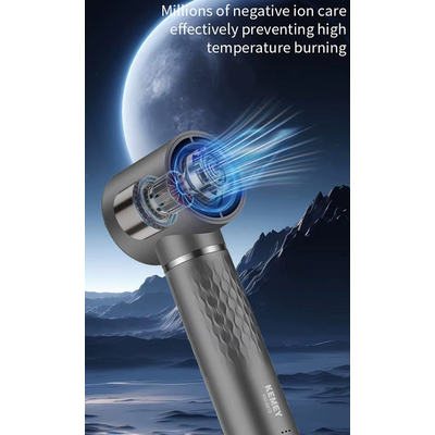 Πιστολάκι & ηλεκτρική βούρτσα μαλλιών - 5in1 - KM-6919 - Kemei