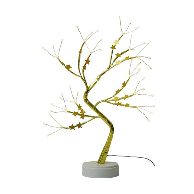 Χριστουγεννιάτικο επιτραπέζιο διακοσμητικό δεντράκι με φωτισμό - 153117 - Warm White