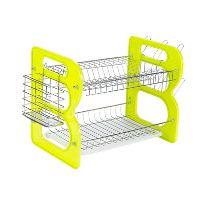 Πιατοθήκη αποστράγγισης διώροφη - WL-232 - 40cm - 521315 - Light Green