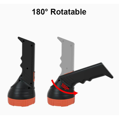 Επαναφορτιζόμενος φακός LED - 88069 - 182752 - Black/Silver