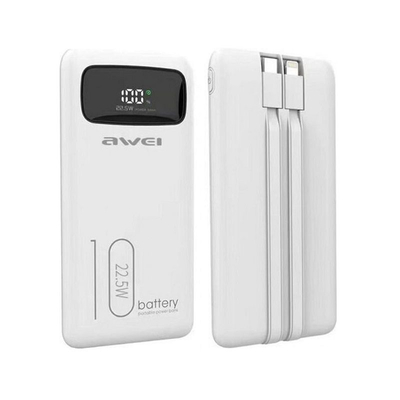 Powerbank - P169K - 20.000mah - AWEI - 002981 - White