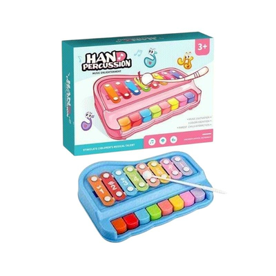 Παιδικό ξυλόφωνο & πιάνο - QL0098 - 215161 - Blue